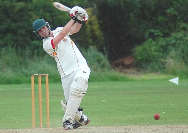 Jack Harrison who top scored with 44 for Lurgan.