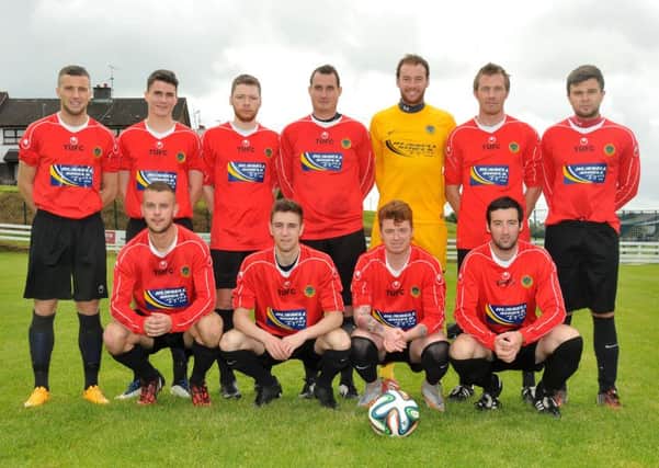 The Tobermore United team pictured during their pre-season