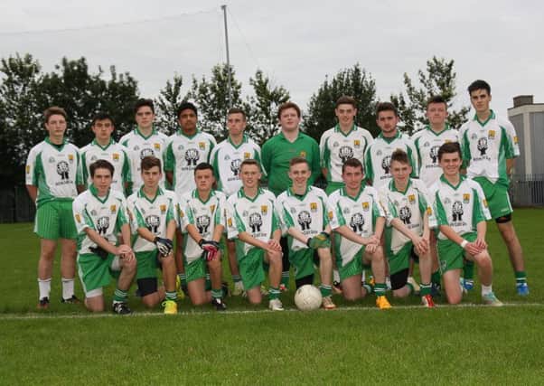 The Naomh Comhghall team who lost to Glenravel in a high scoring contest.