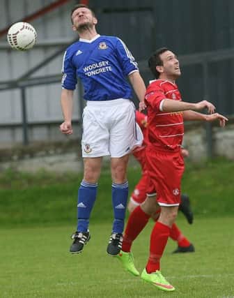 Crewe United's goal-scorer Matty Harkin in action.