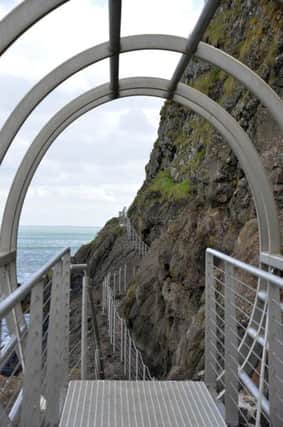 Press Eye - Belfast - Northern Ireland
4th August 2015
General views of the Gobbins in Islandmagee which is due to open on the 19th of August.
Picture by Stephen Hamilton / Press
Eye.