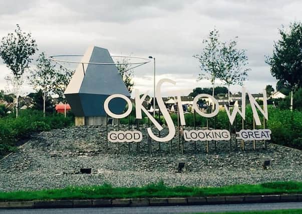 Damaged Cookstown sign now reads 'okstown'