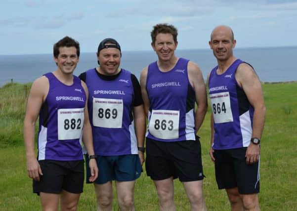 Some of the Springhill runners who took part in the Downhill Demesne 5 Mile Trail Race