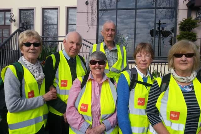 Members of a U3A walking club during a trip to Monaghan.  INCT 34-731-CON