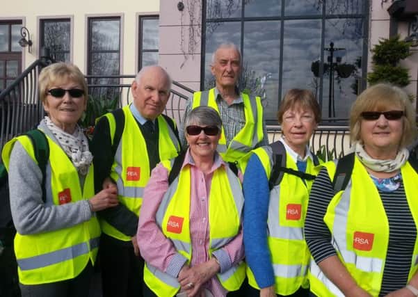 Members of a U3A walking club during a trip to Monaghan.  INCT 34-731-CON
