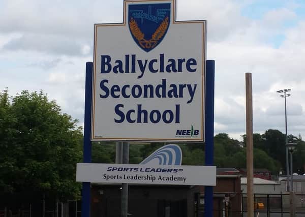 The youth club is based in the grounds of Ballyclare Secondary School. INNT 35-814CON
