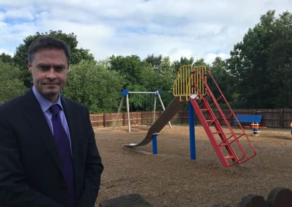 In praise of a play park strategy -  Paul Frew MLA. (Submitted Picture).