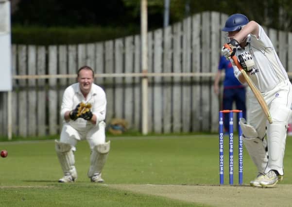 Peter Allen pictured in action for Newbuildings during their Sammy Jeffrey Memorial Shield final against Creevedonnell. INLS3415-135KM