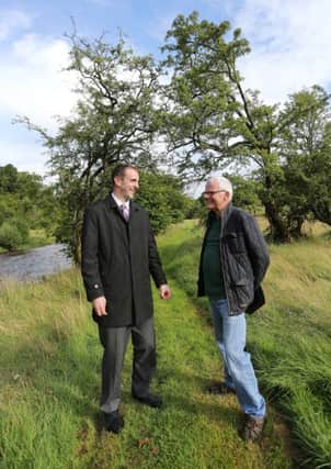 ©/Lorcan Doherty Photography - 27th August 2015. 

Environment Minister Mark H Durkan  and Patrick Cregg, director, Woodland Trust NI, at Brackfield Wood.


Photo Lorcan Doherty Photography
