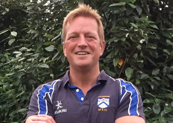 Mini Rugby Chairman Jonny McCartney.