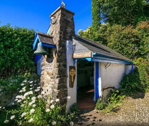 St Gobbins church  can be bought as part of the Bradden at Portbradden which is on the market with offers of £375,000.