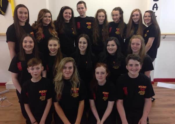 The Sharks who will be performing in West Side Story this week at Portadown Town Hall