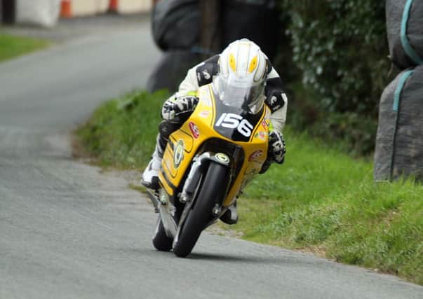 Sam Wilson on his way to a 125 win at Killalane. Picture: Roy Adams.