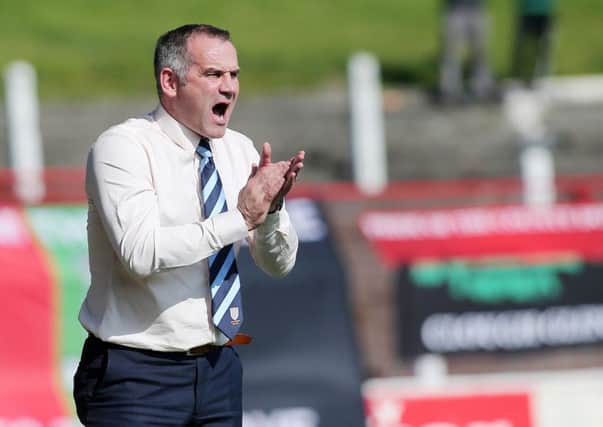 Manager Glenn Ferguson was pleased with his side's weekend win at Glentoran. Picture: Press Eye.