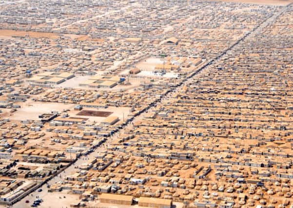 A camp for Syrian refugees in Jordan.