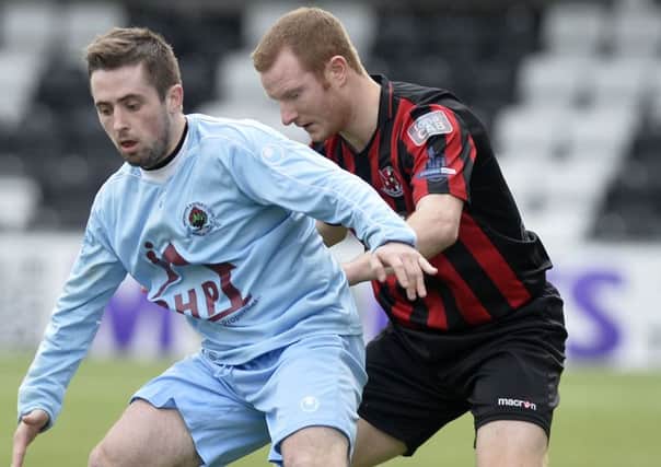 Striker Robbie Hume is likely to play some part at Knockbreda this weekend.