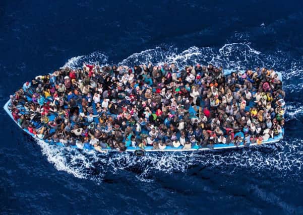 Thousands of people have already died fleeing their war-torn countries by sea. Cred: Massimo Sestini