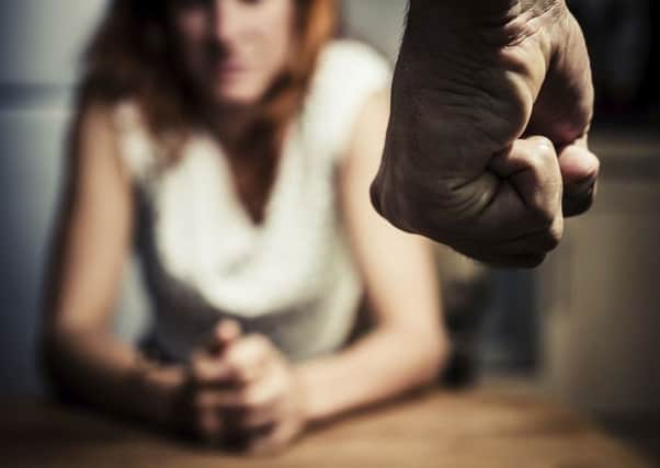 Woman in fear of domestic abuse
