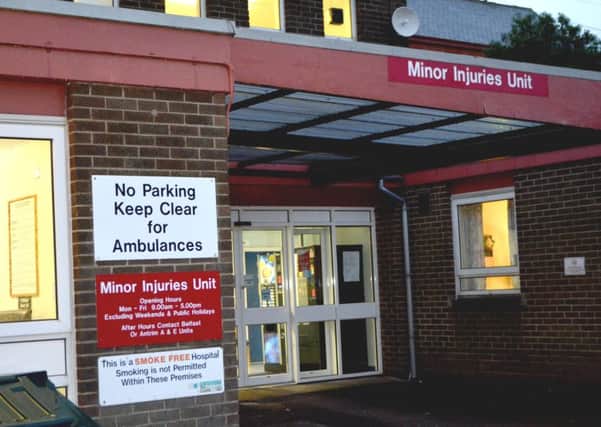 Whiteabbey Hospital Minor Injuries Unit.