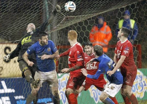Glenavon and Portadown meet in the first derby of the season on Tuesday night at Shamrock Park.