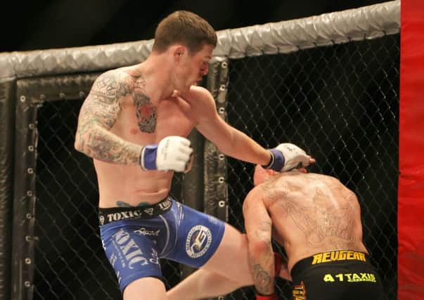 Alan Philpott takes on Regis Sugden for the BAMMA Lonsdale title in Dublin on Saturday.