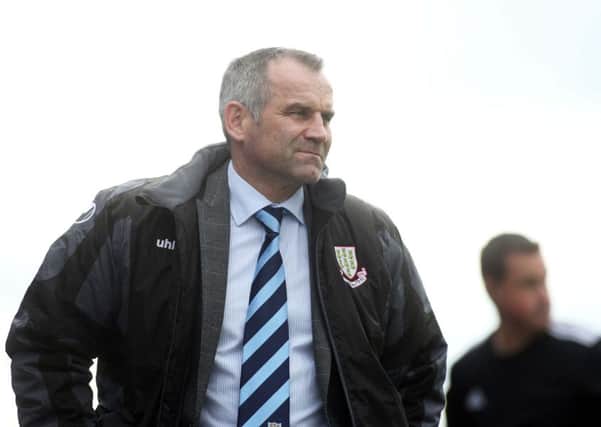 Glenn Ferguson intends to make some changes to his Ballymena United line-up for tonight's County Antrim Shield tie against Glebe Rangers. Picture: Press Eye.