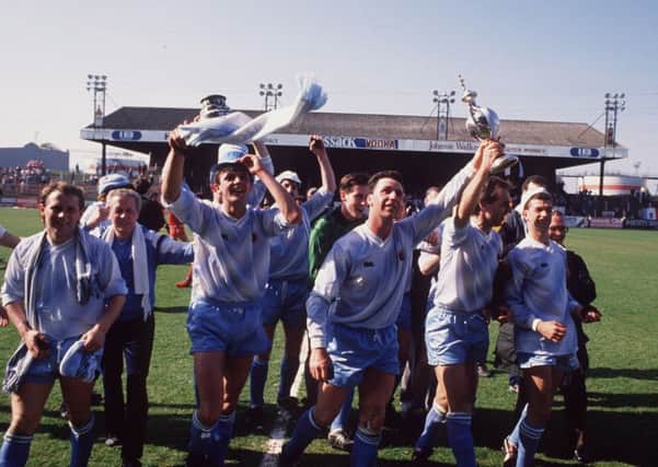 Ballymena United's 1989 Irish Cup triumph is among the vast club history included within the new book. Picture: Pacemaker Press.
