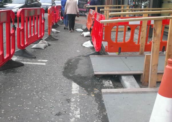 Public Realm works are well underway in Ballymena town centre. (Editorial Image.