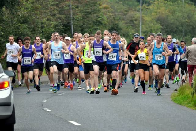 And they are off! The start line of the Boom 10K Coleraine.