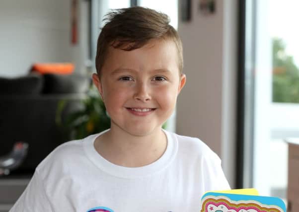 Ballymena boy Garron Donnelly  who is helping launch Cancer Research UK Kids & Teens Campaigan. (pic Press Eye)