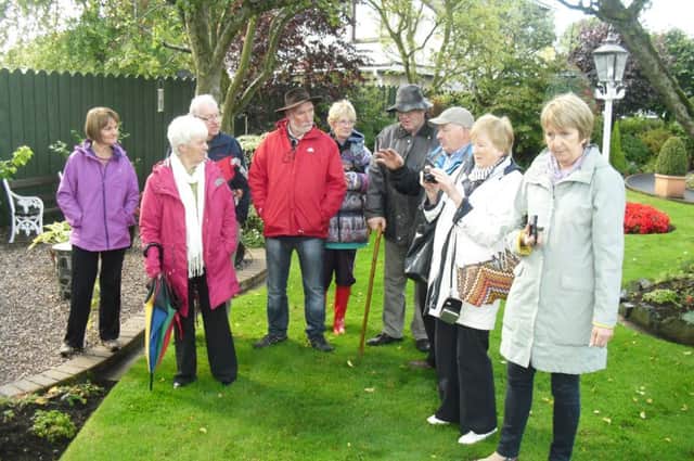 The U3A Gardening Group visit to Robert Gault's garden in Ballymoney. inbnm41-15