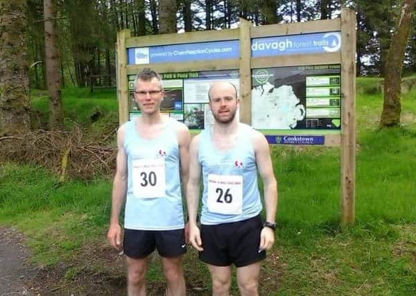 In form Fit N Running duo Vernon Shiels and Mark McKinstry.