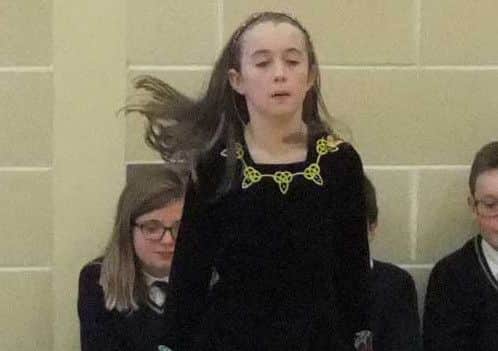 Irish dancers at the internation schools event