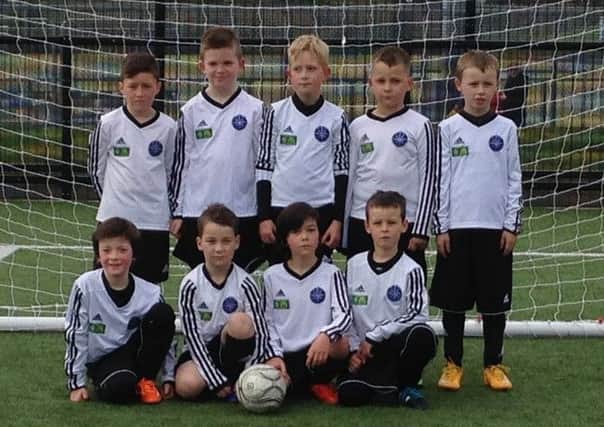 Northend U9s Pumas at the Irish FA sponsored tournament at the Showgrounds on Saturday morning.