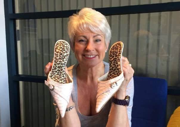 Pamela Ballentine has donated a pair of her fancy heels to Cookstown mental health walk