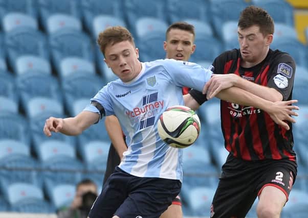 Ballymena United have turned down Crystal Palace's initial bid for striker Matthew Shevlin. Picture: Press Eye.