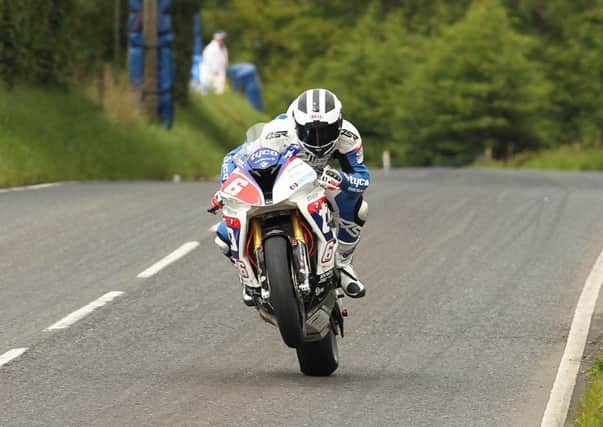 William Dunlop on the Tyco BMW Superstock machine at the Ulster Grand Prix