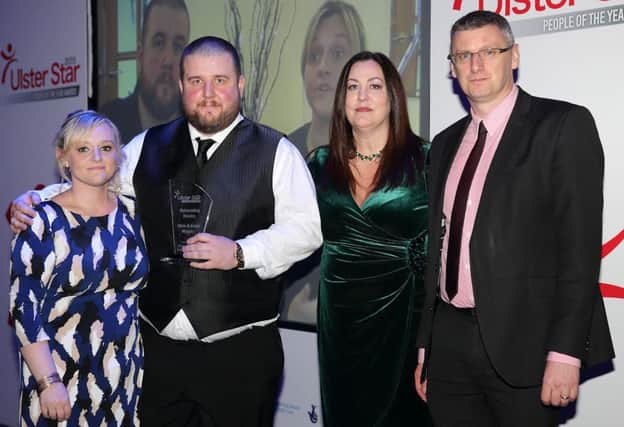 Linda and Chris Murphy won the Outstanding Bravery award.