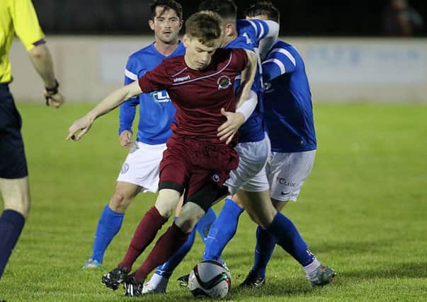 Institute will be hoping midfielder Aidan McCauley shines in this evenings JBE League Cup tie at champions Crusaders.