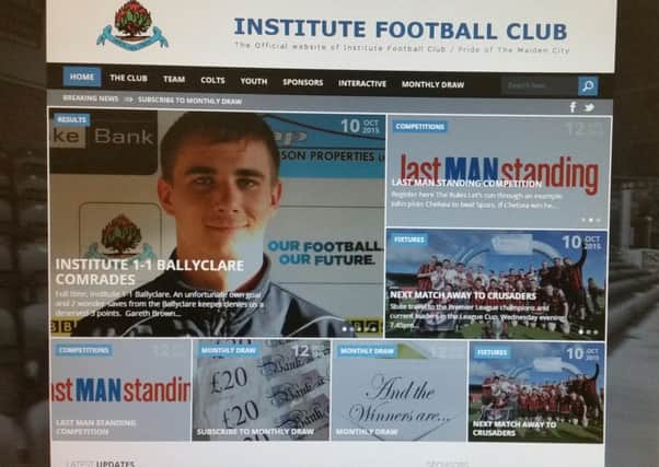 Institute's new look website is now up and running.