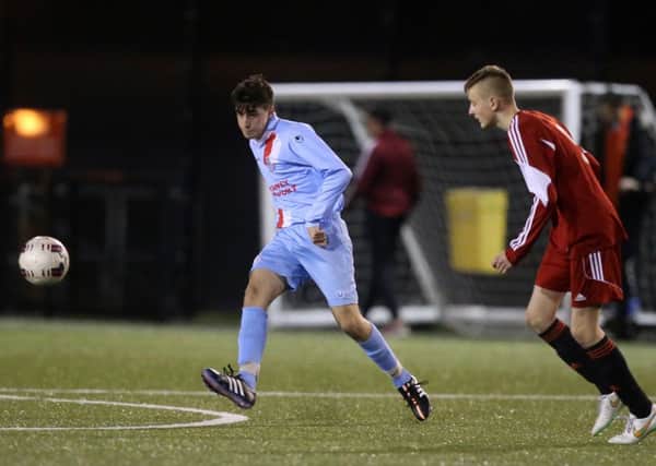Ballymena Utd's Rhys O'Mullan. INBT 42-173CS