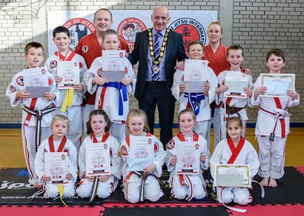 Gold and Silver Certificates / Prizes awarded to the girls and boys for excellent attendance. Congratulations to Chris, Ella, Charli, Erin, Lijana, Scott, Owen, Reaghan, Eimantas, Adam and Ashton on their dedication to Ju-Jitsu.