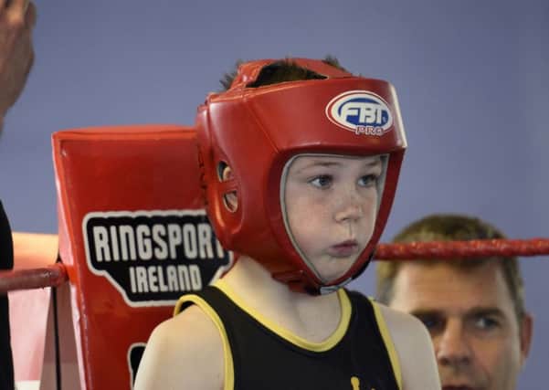 Rochesters ABC boxer pictured before his bout against Paul Brogan during the Ulster 9 Counties Boys & Girls Championships at Ebrington on Saturday. INLS4115-131KM