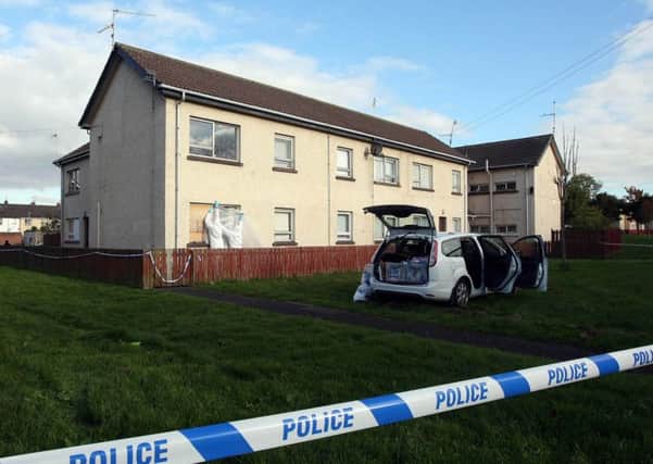 A man's body was found in a flat in the Dingwell Park area at lunchtime today police are investigating the circumstances surrounding a man's death in the Taghnevan area of Craigavon.  

Picture by  Press Eye