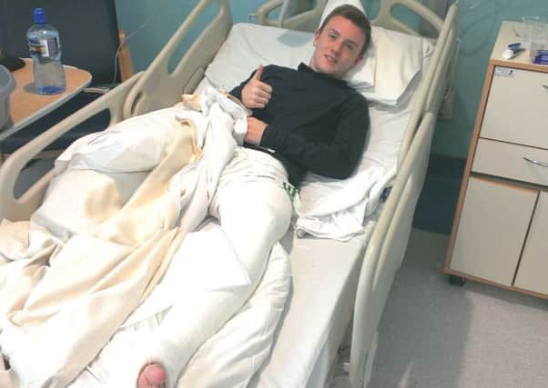James Singleton recovering in hospital.