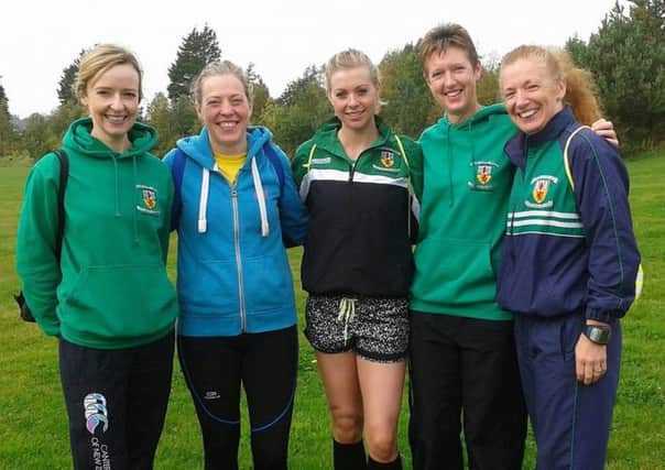 County Antrim Ladies' team at the Comber Cup.