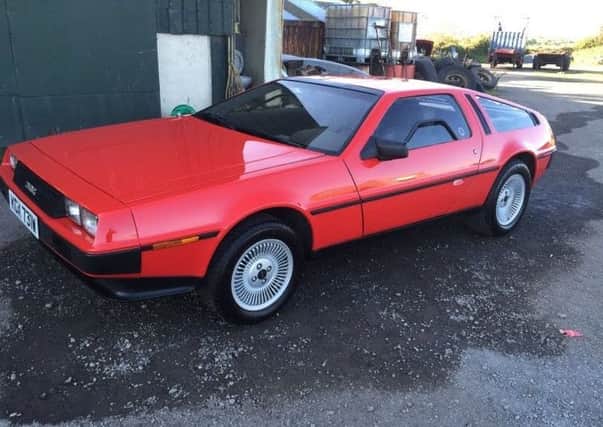 The DeLorean DMC-12 that is up for sale in Moira.