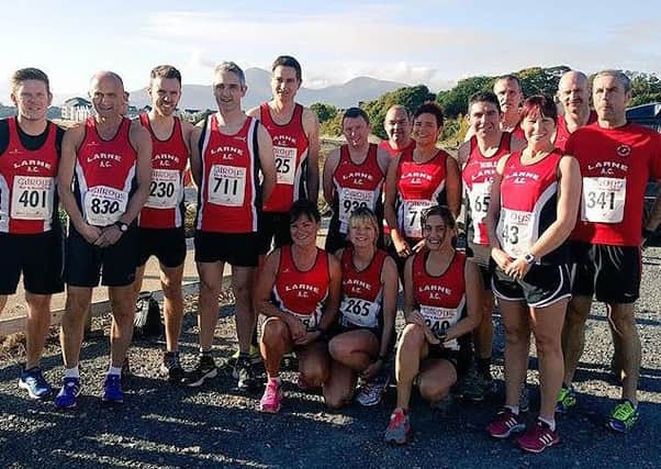 Larne Athletic Club at the Great Dundrum Run. INLT 43-908-CON