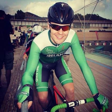 Dromore cyclist Mark Downey is in international action.