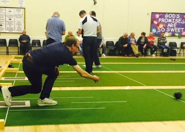 Jonathan Reid (Michelin) in action at the Killymurris Glarryford tournament.
